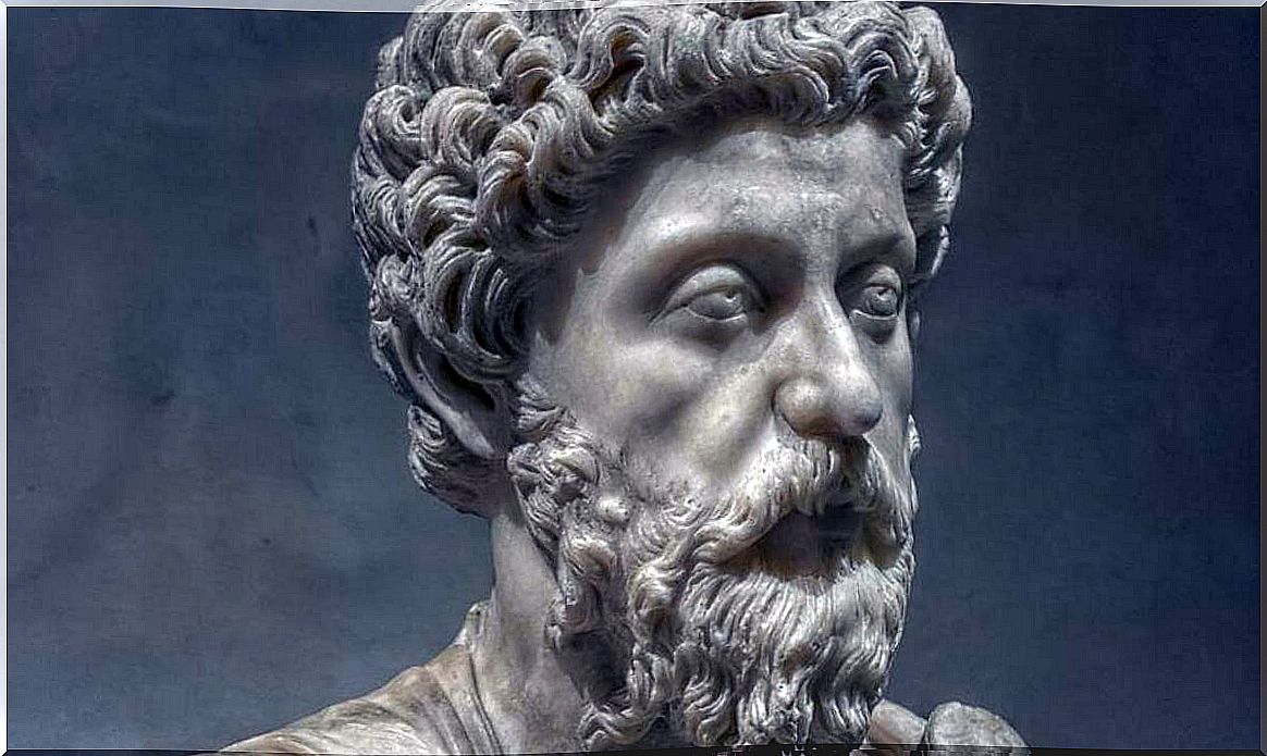 statue to represent the advice of Marcus Aurelius