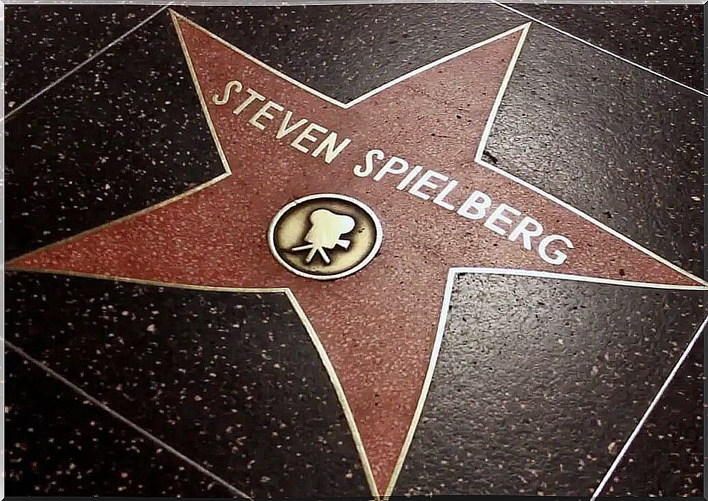 Steven Spielber's star on the Walk of Fame.