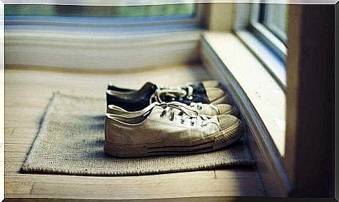 Shoes by door